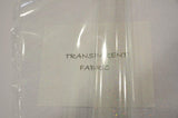 Transparent Glitter TPU Fabric - Holographic Rainbow, Waterproof, 54" Width (Yards)