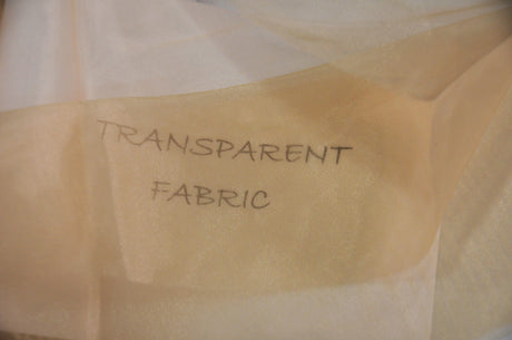 Crystal Organza Polyester Fabric - Sparkle Sheer, 58/60" Width, Yards & Bolts (1 Yard)