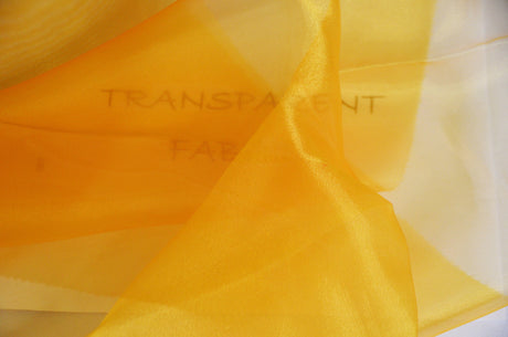 Crystal Organza Polyester Fabric - Sparkle Sheer, 58/60" Width, Yards & Bolts (1 Yard)