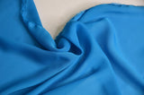 Double Georgette 100 Percent Polyester Fabric - Sheer Crepe Texture, 60" Width, Multiple Colors (1 Yard)