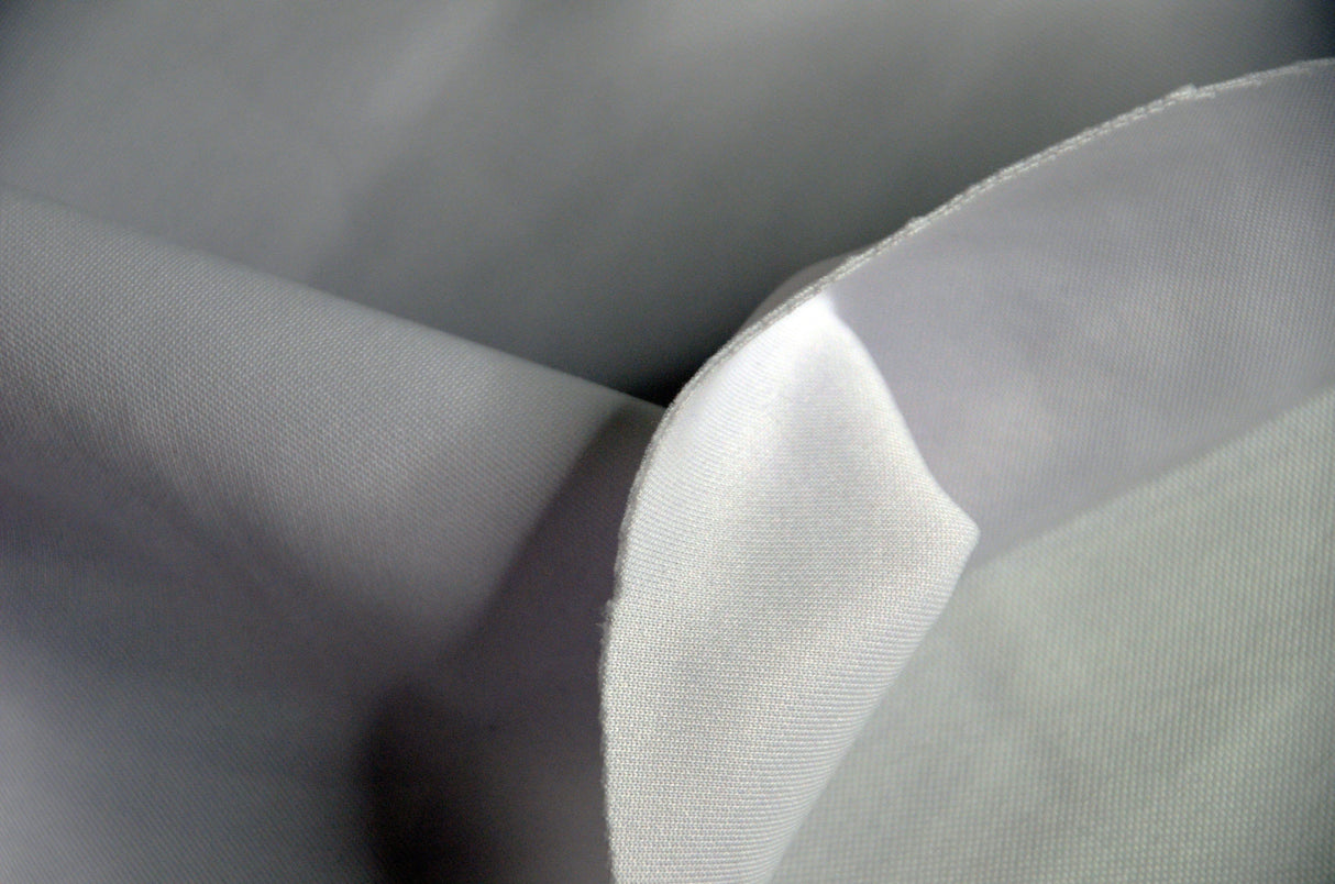 Double Knit Techno Polyester Spandex Fabric - Sublimation White, 240 GSM, 60" Wide (1 Yard)