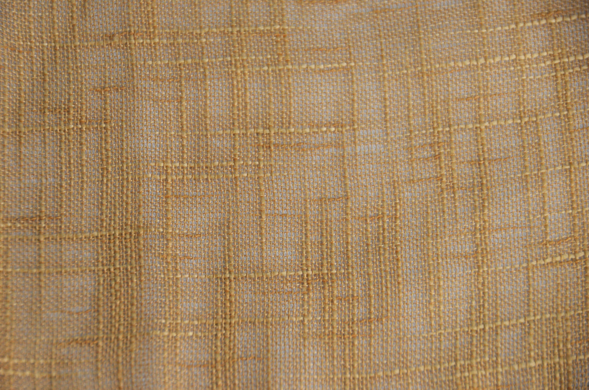 Faux Sheer Linen Polyester Fabric - Semi Sheer, Textured, 108" Wide, Multiple Colors (1 Yard)