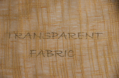 Faux Sheer Linen Polyester Fabric - Semi Sheer, Textured, 108" Wide, Multiple Colors (1 Yard)