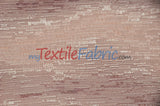 Luxury Jacquard Polyester Fabric - Solid Textured, 58/60" Width, Multiple Colors (1 Yard)