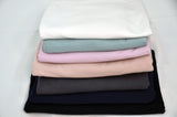 100% Washed Cotton Jersey Fabric - Solid, 68/70" Width (1 Yard)