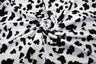 Velboa Faux Fur Polyester Fabric - White Black Zebra, White Black Cow, Gold Leopard, 60" Width (1 Yard)
