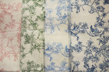 Ben Toile Polyester Fabric - French Toile Print, 58/60" Width, 4 Colors (1 Yard)