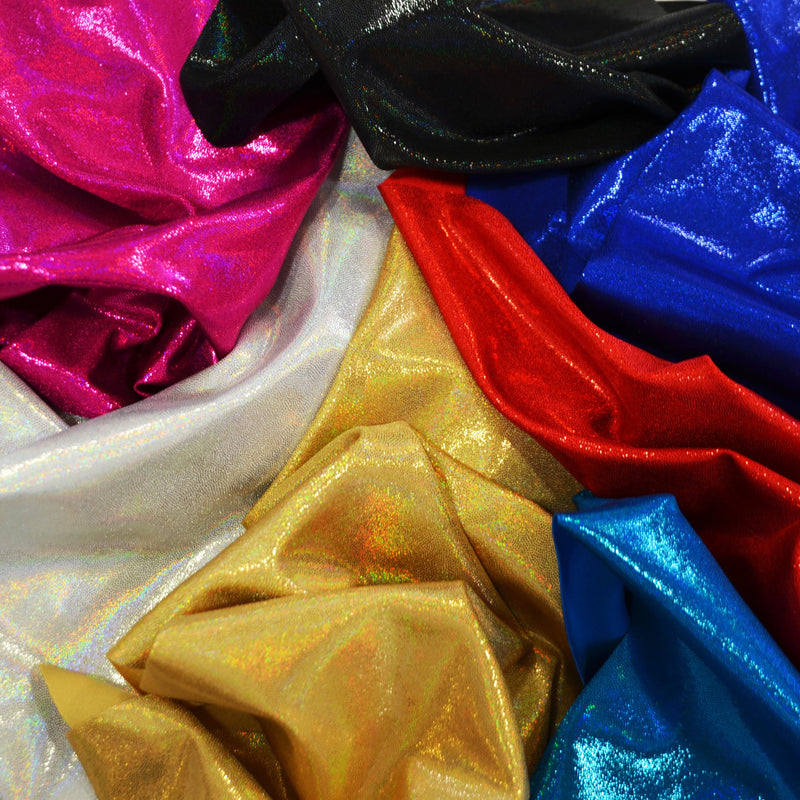 Mystic Hologram Nylon Spandex Fabric - Multiple Colors, 58/60" Width (1 Yard)