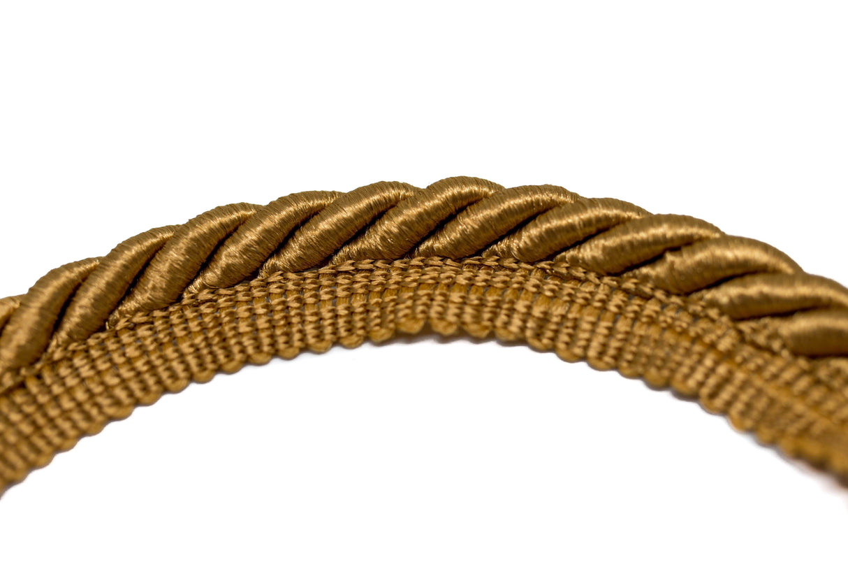 Cord On Tape Trim 9mm Metallic