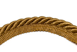 Cord On Tape Trim 9mm Metallic