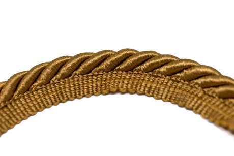 Cord On Tape Trim 9mm Metallic
