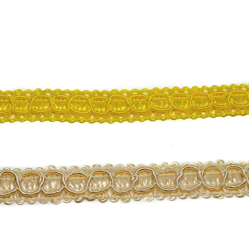 Gimp Trim Looped Cream 5/8"