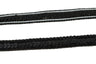 Sequins Trim Black Mesh 0.50"