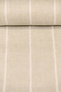 Linen Herringbone Yarn-Dyed Stripe Snow