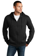 Sudadera con capucha y cremallera completa de forro polar District® Perfect Weight®