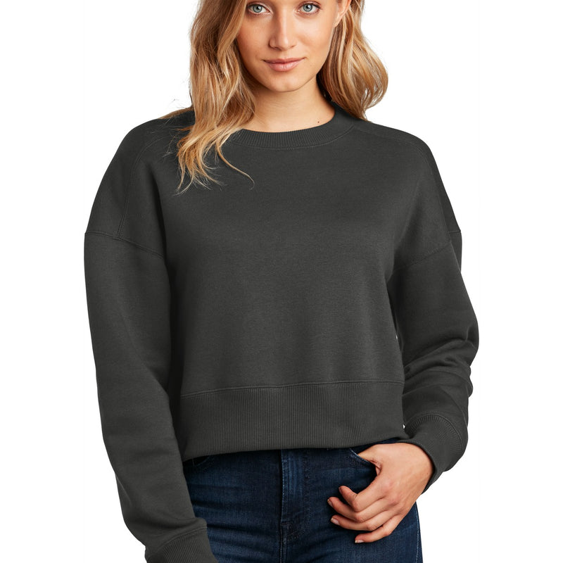 District ® Women's Perfect Weight ® Fleece Cropped Crew