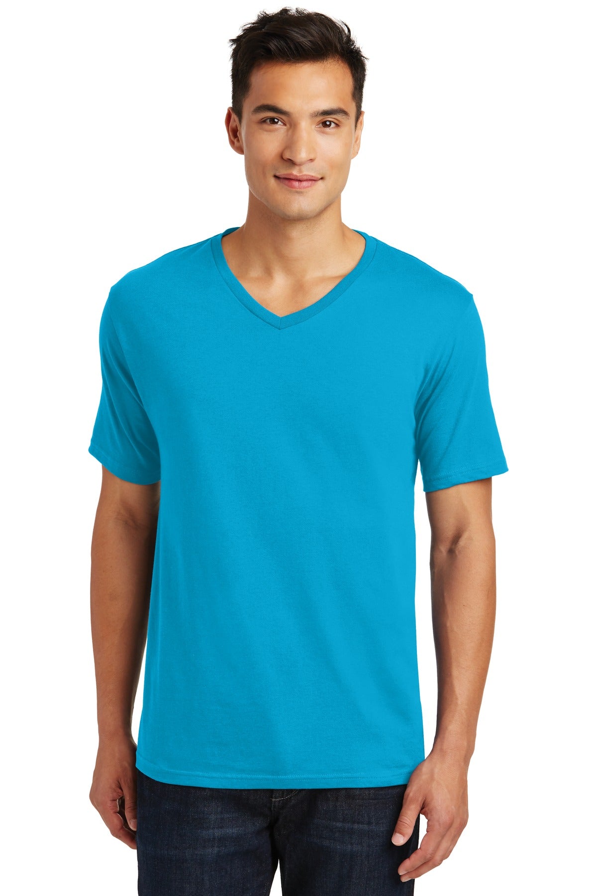 DISCONTINUED District Made® Mens Perfect Weight® V-Neck Tee