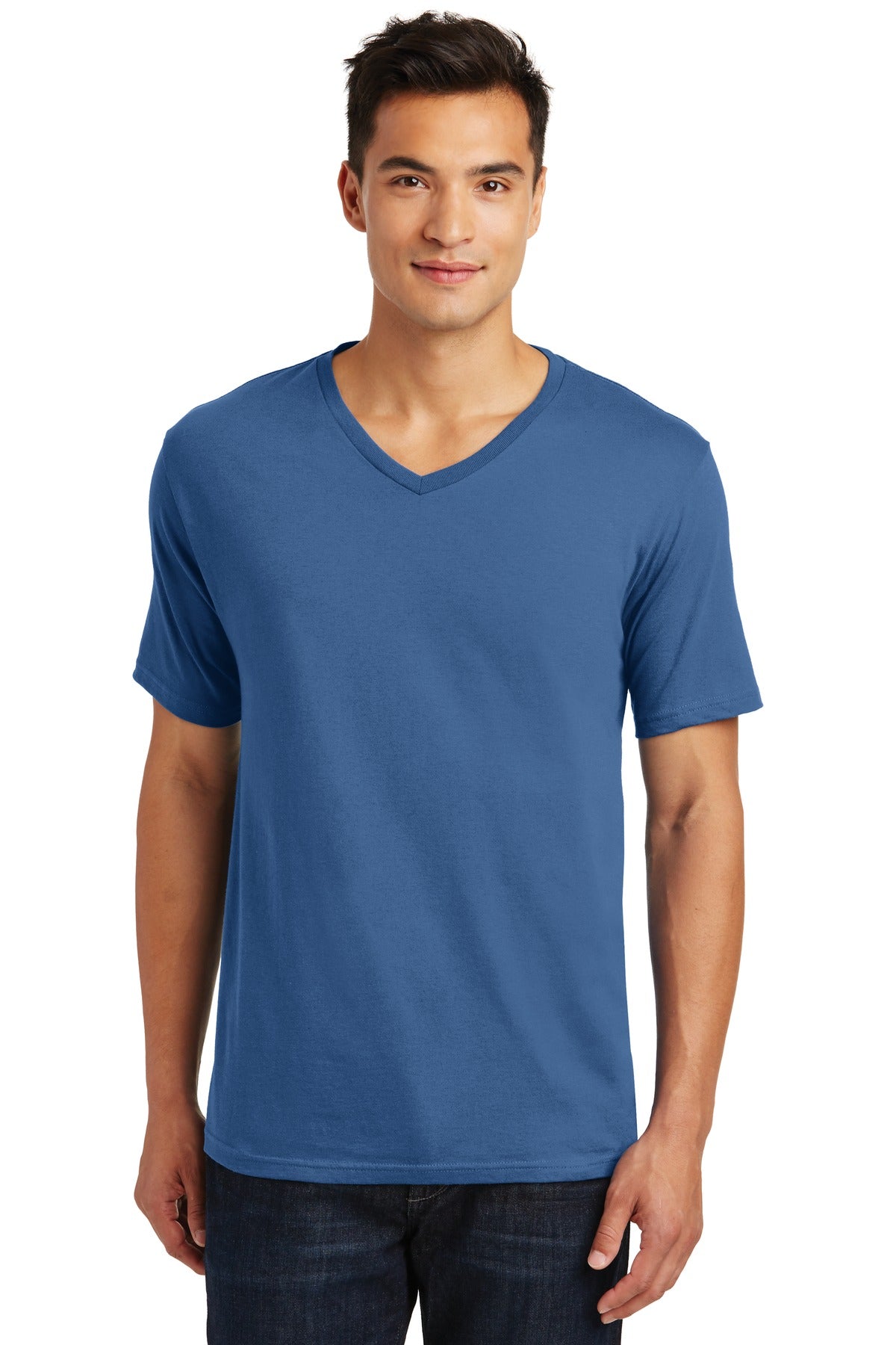 DISCONTINUED District Made® Mens Perfect Weight® V-Neck Tee