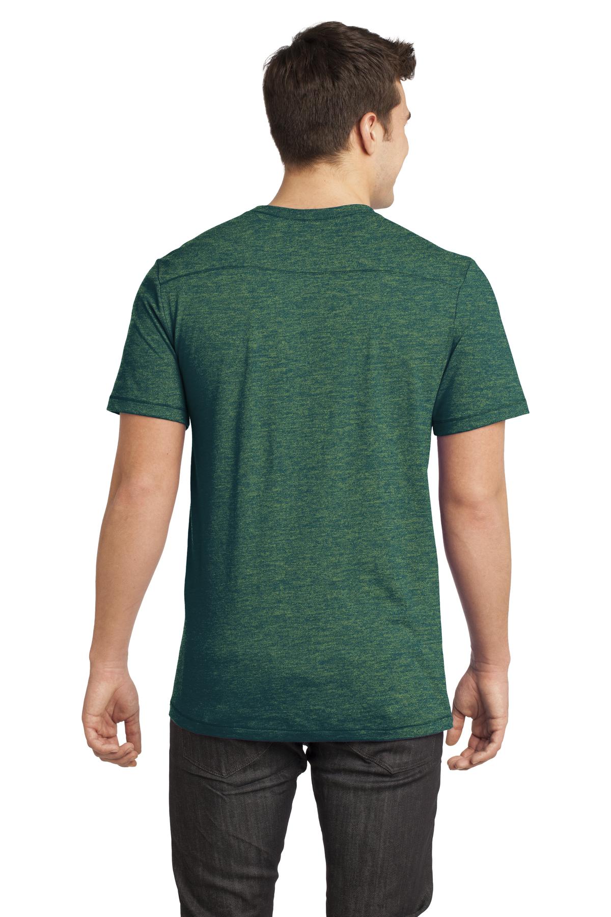 DISCONTINUED ® - Young Mens Gravel 50/50 Notch Crew Tee