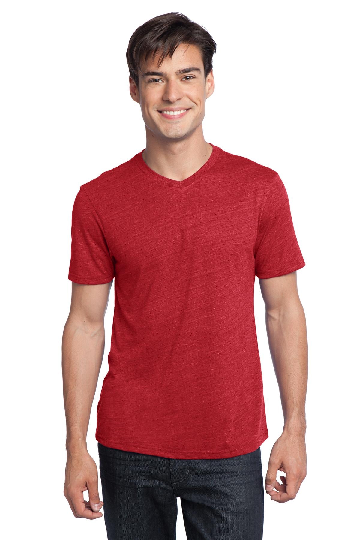 DISCONTINUED District® - Young Mens Textured Notch Crew Tee