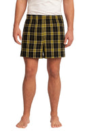 District® - Young Mens Flannel Plaid Boxer