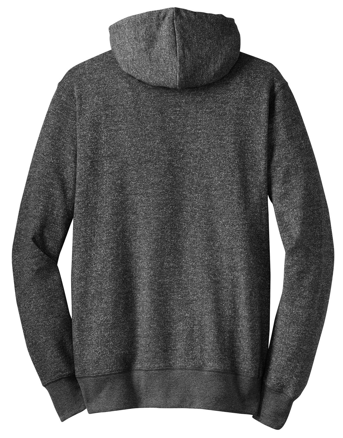 DISCONTINUED District® - Young Mens Marled Fleece Full-Zip Hoodie