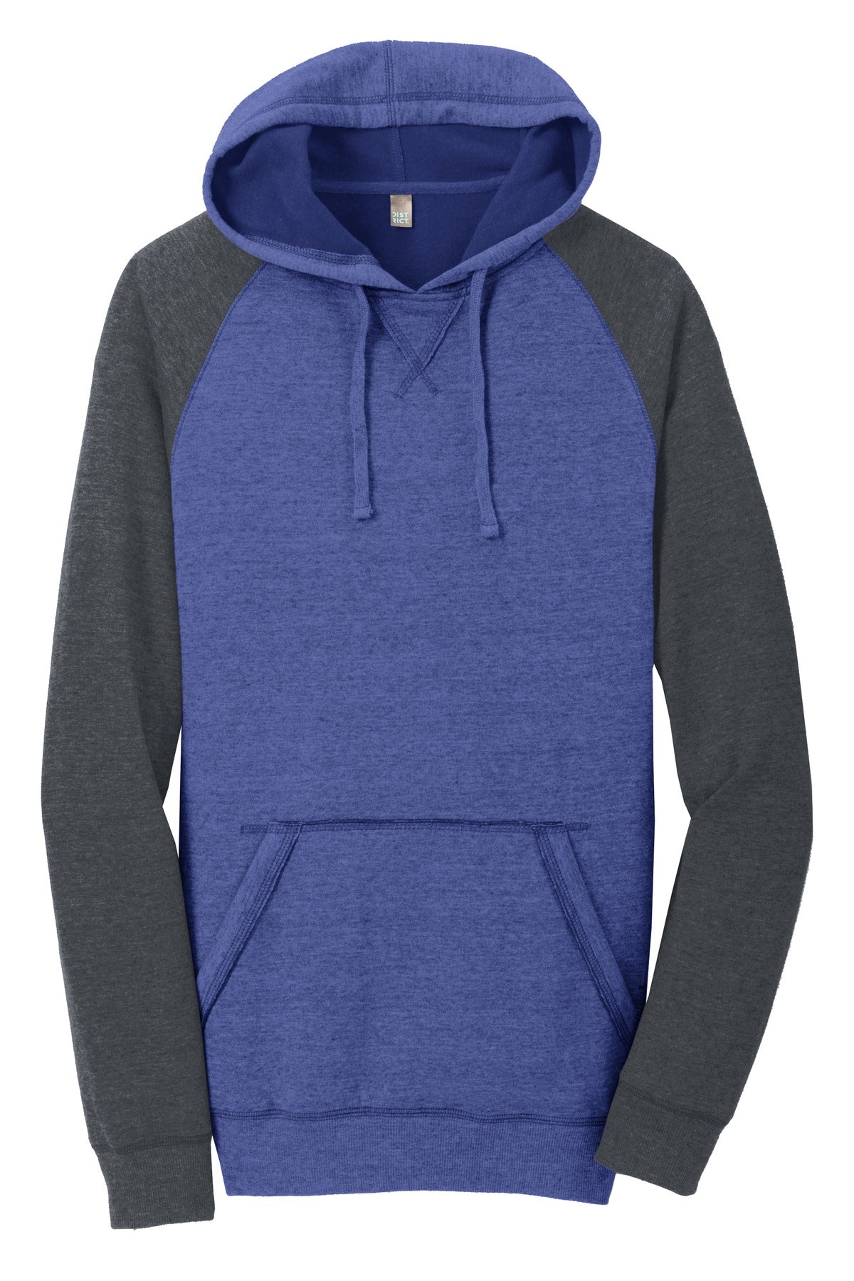 District® Young Mens Lightweight Fleece Raglan Hoodie