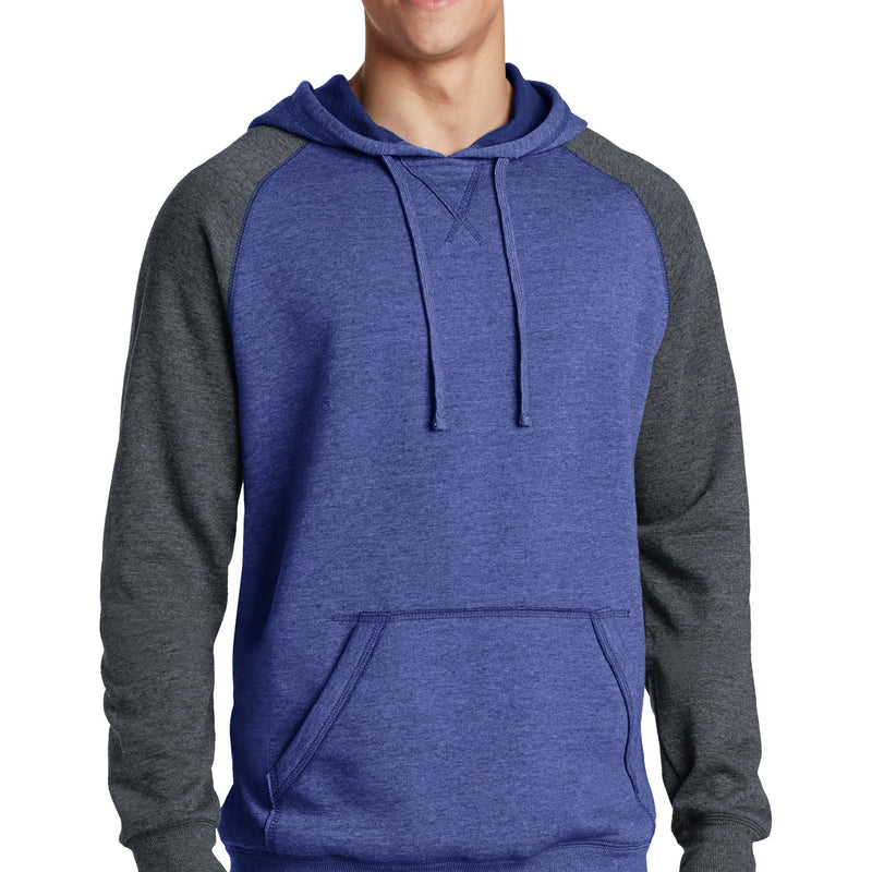 District® Young Mens Lightweight Fleece Raglan Hoodie