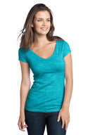 District® - Juniors Extreme Heather V-Neck Tee DT2001