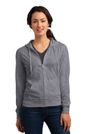 Sudadera ajustada con cremallera completa para mujer District®