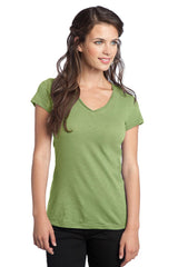 DISCONTINUED District® Juniors Slub V-Neck Tee