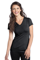 District® Juniors Tri-Blend V-Neck Tee