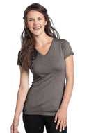 District® Juniors Tri-Blend V-Neck Tee