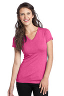 District® Juniors Tri-Blend V-Neck Tee
