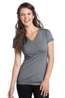 District® Juniors Tri-Blend V-Neck Tee