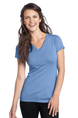 DISCONTINUED District® Juniors Tri-Blend V-Neck Tee