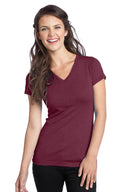 District® Juniors Tri-Blend V-Neck Tee