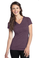 District® Juniors Tri-Blend V-Neck Tee