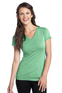 District® Juniors Tri-Blend V-Neck Tee
