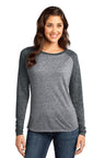 DISCONTINUED District® - Juniors Microburn® Long Sleeve Raglan Tee