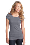 District® - Juniors Textured Girly Crew Tee