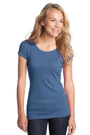 District® - Juniors Textured Girly Crew Tee