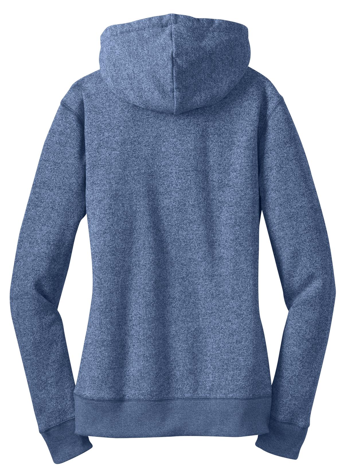 DISCONTINUED District® - Juniors Marled Fleece Full-Zip Hoodie