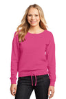 DISCONTINUED District® - Juniors Core Fleece Wide Neck Pullover