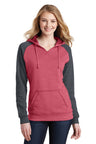 District® Women's Lightweight Fleece Raglan Hoodie