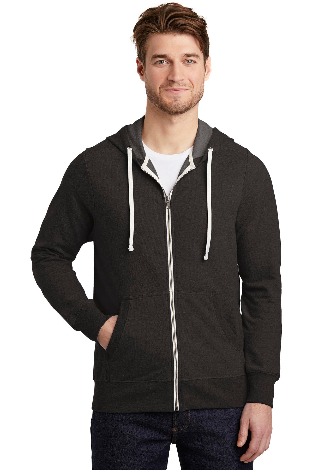 District ® Perfect Tri ® French Terry Full-Zip Hoodie