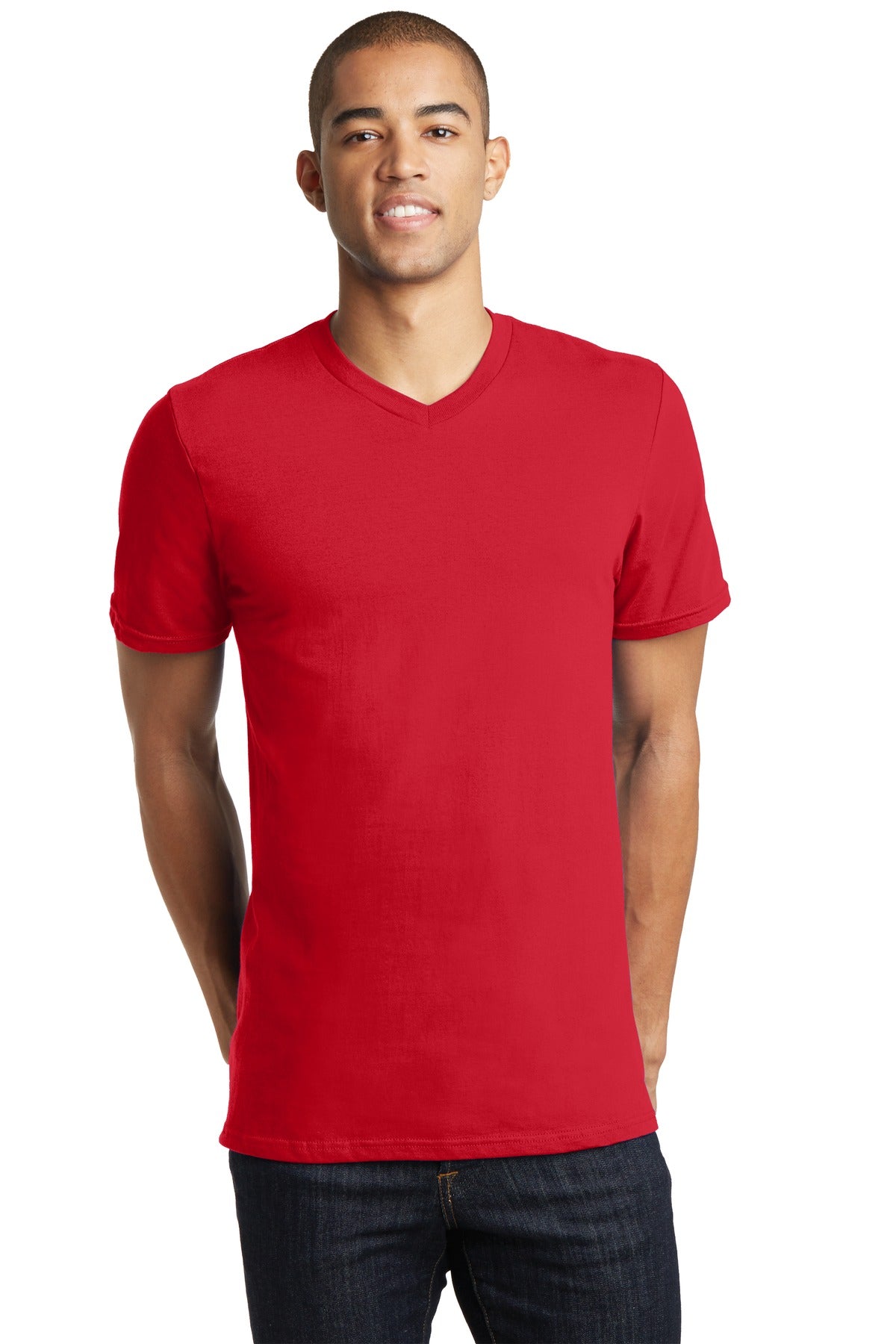 DISCONTINUED District® - Young Mens The Concert Tee® V-Neck