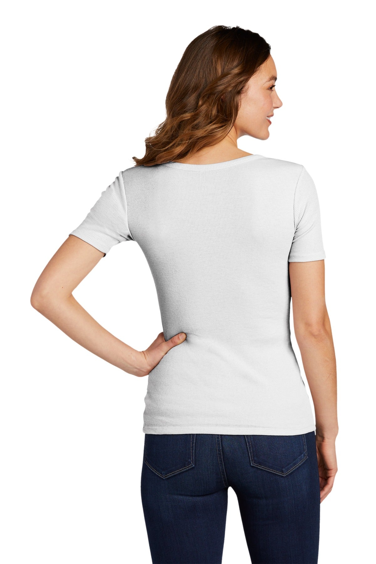 District® Women's V.I.T.™Rib Scoop Neck Tee