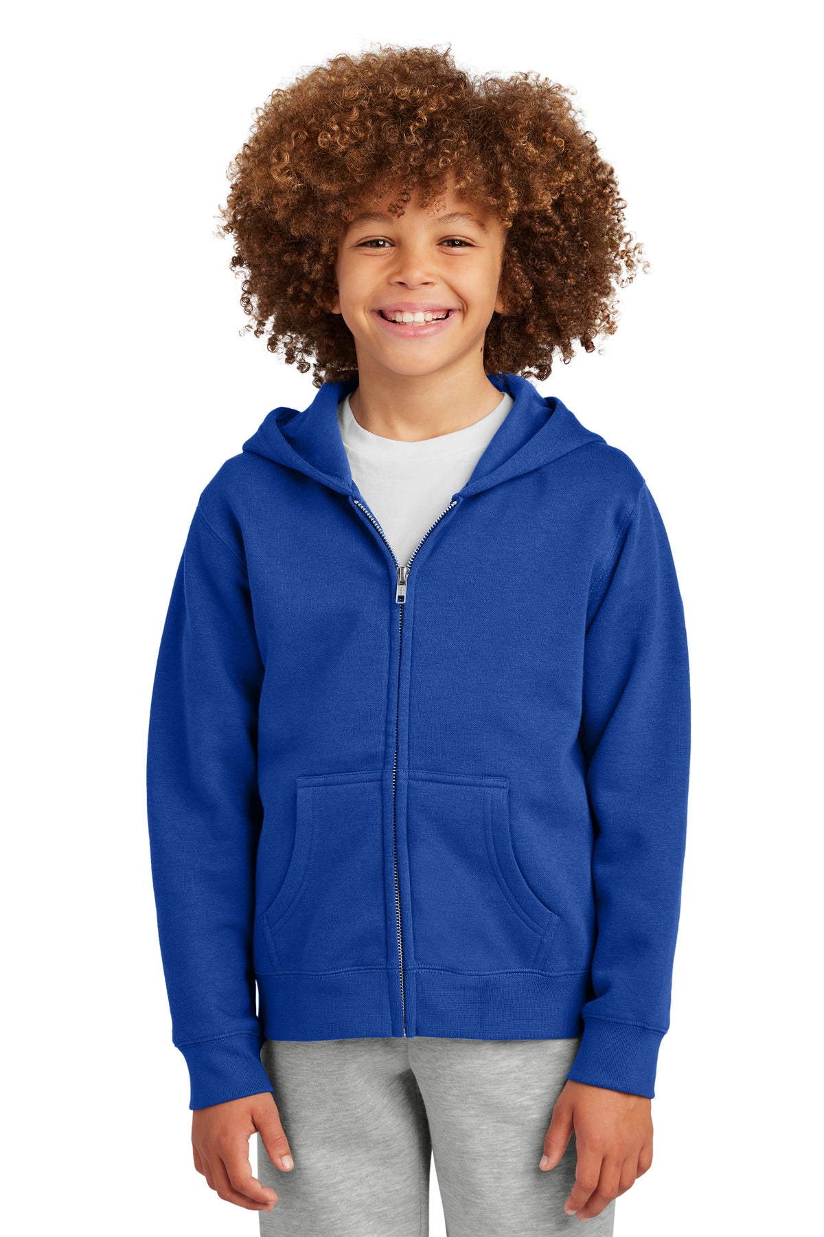 District® Youth V.I.T.™ Fleece Full-Zip Hoodie