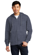 Sudadera con capucha de forro polar V.I.T. con cremallera completa de District